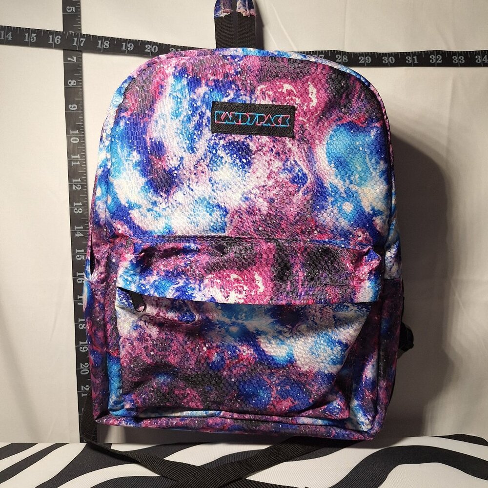 KandyPack Hydration Backpack w/o bladder - purple/blue galaxy pattern - …